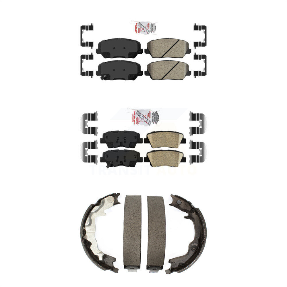 Transit Auto - KNN-101120 - Front and Rear Disc Brake Pad Kits