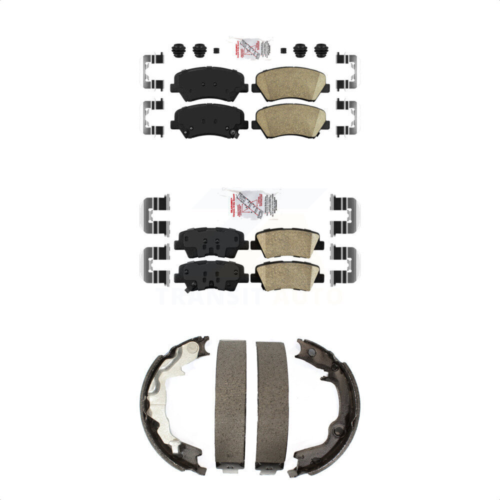 Transit Auto - KNN-101121 - Front and Rear Disc Brake Pad Kits