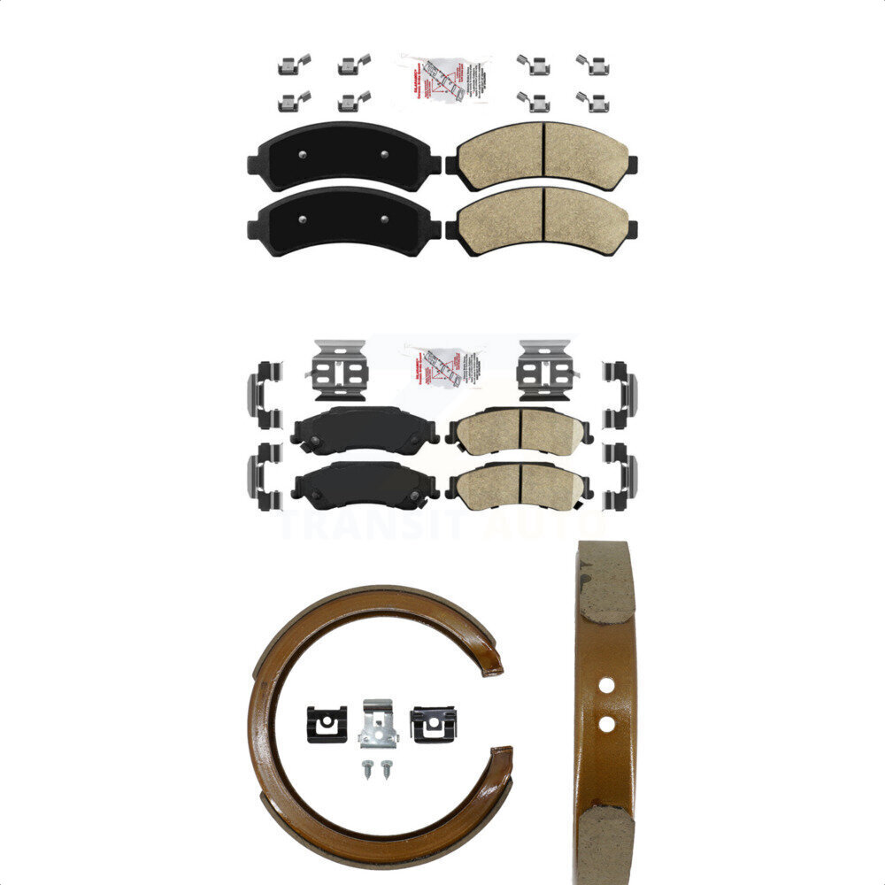 Transit Auto - KNN-101137 - Front and Rear Disc Brake Pad Kits