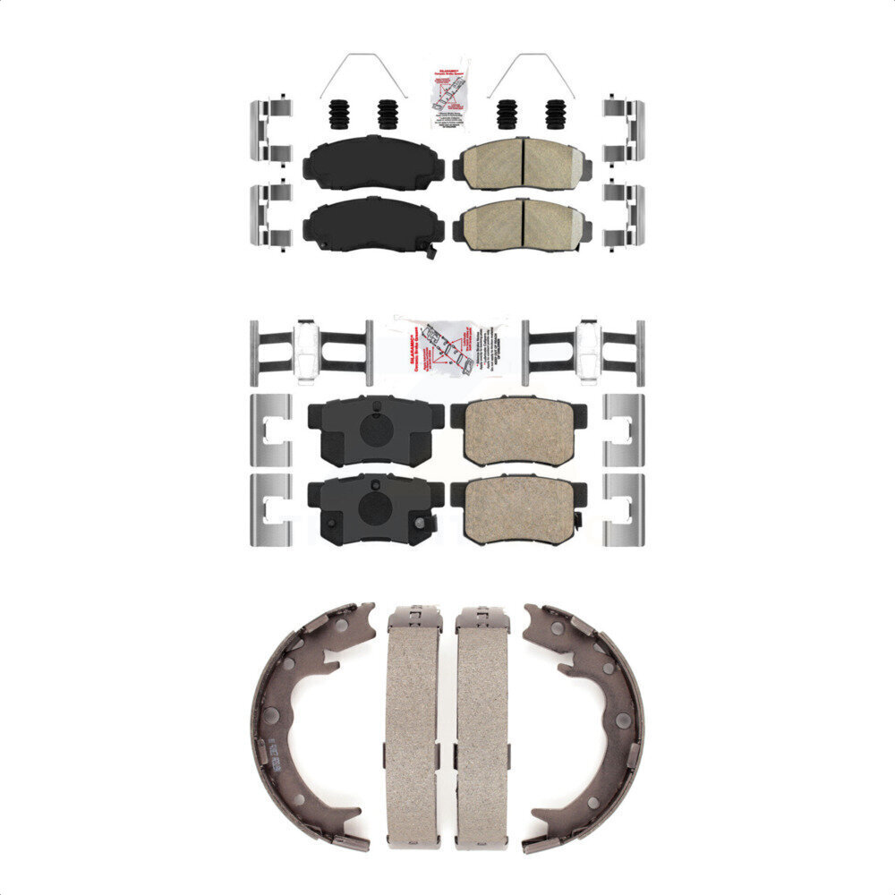 Transit Auto - KNN-101141 - Front and Rear Disc Brake Pad Kits