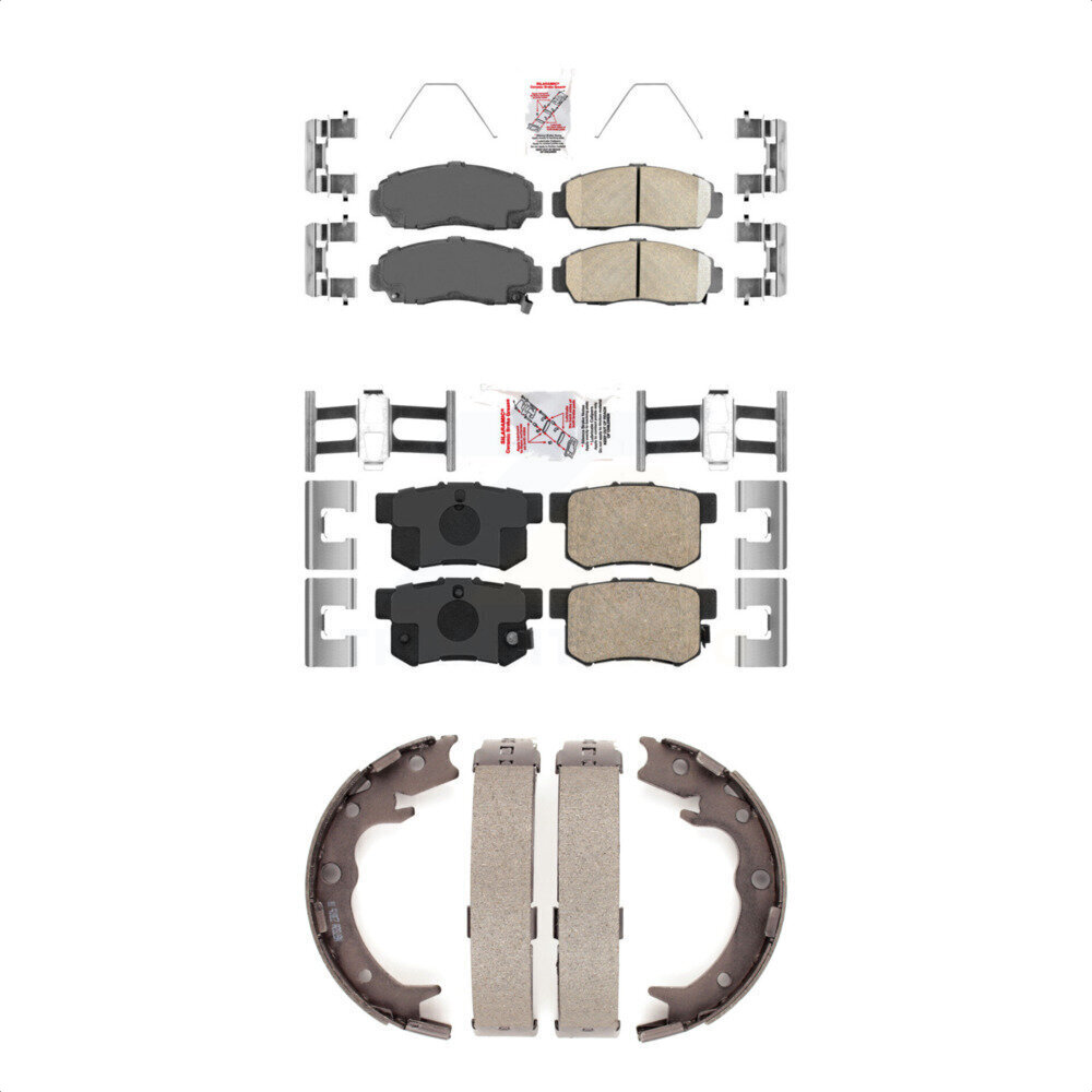 Transit Auto - KNN-101142 - Front and Rear Disc Brake Pad Kits