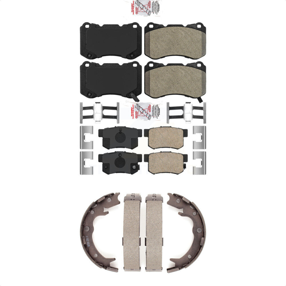 Transit Auto - KNN-101144 - Front and Rear Disc Brake Pad Kits