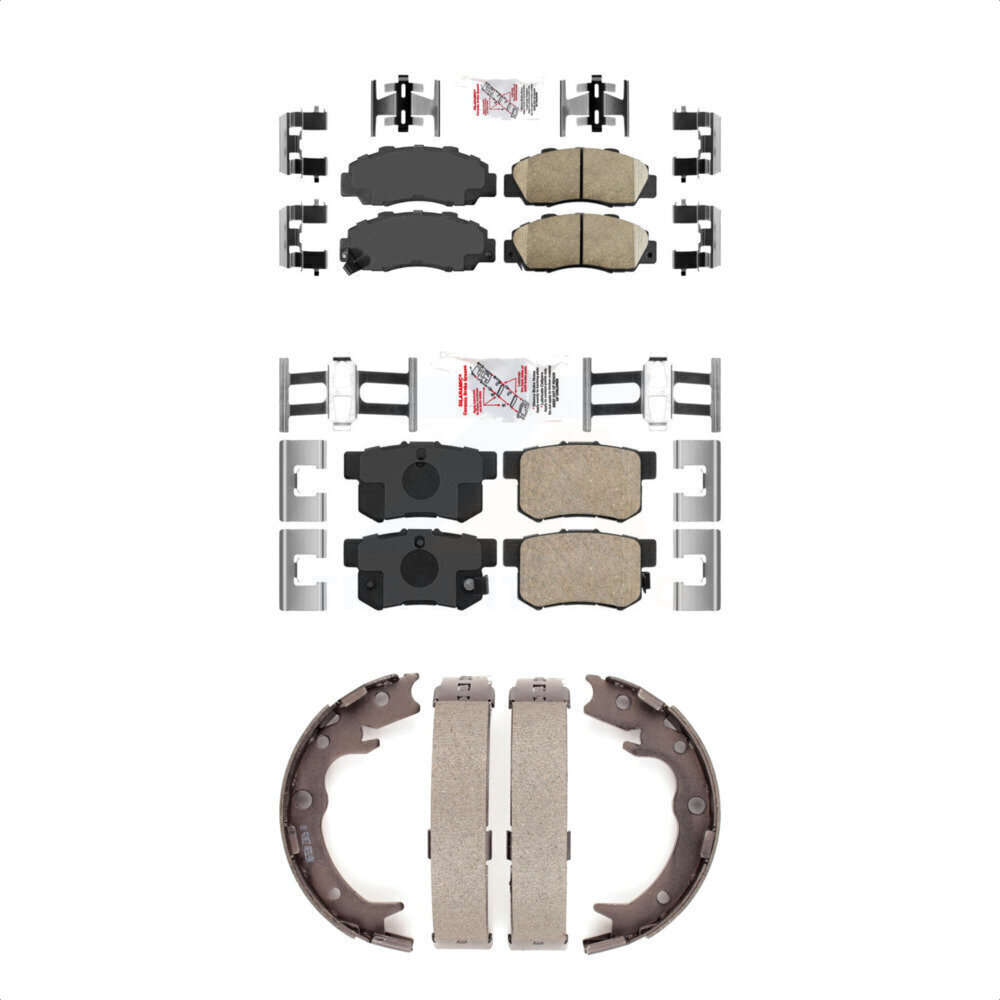 Transit Auto - KNN-101152 - Front and Rear Disc Brake Pad Kits