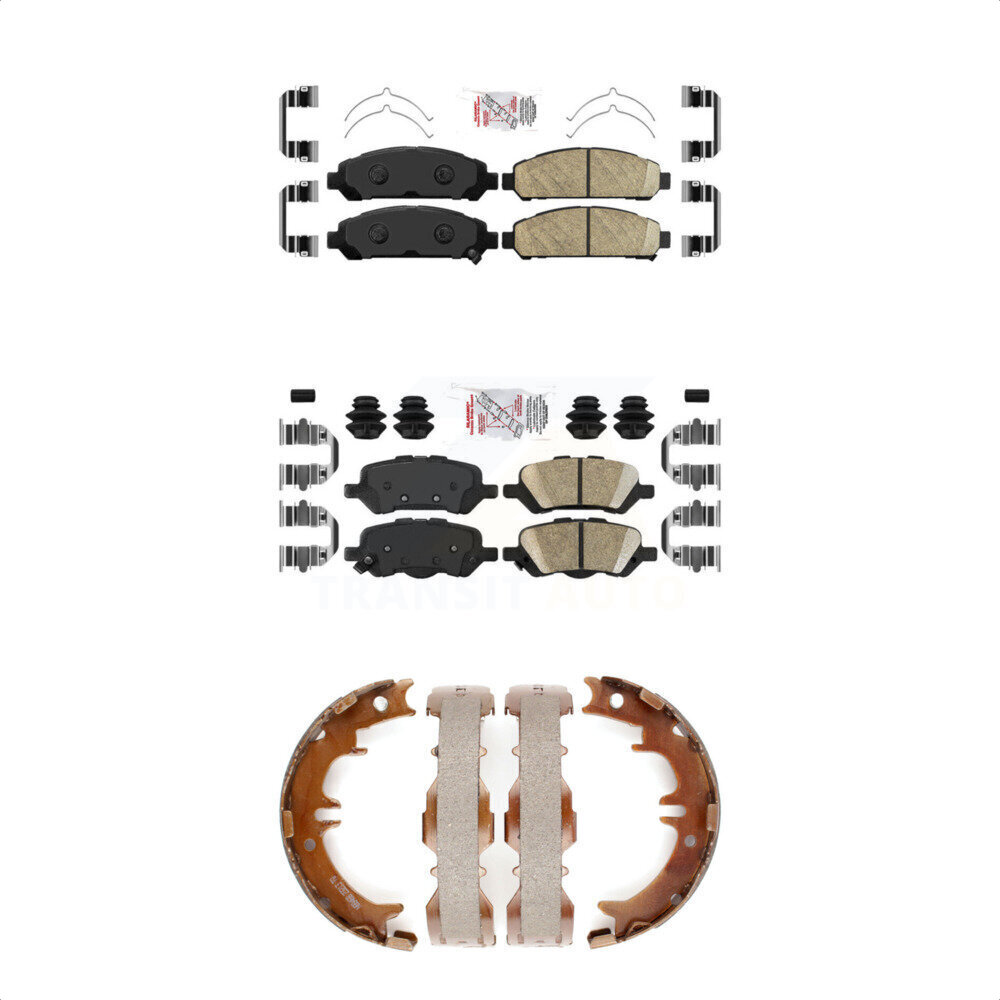 Transit Auto - KNN-101195 - Front and Rear Disc Brake Pad Kits