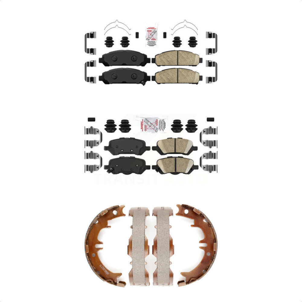 Transit Auto - KNN-101196 - Front and Rear Disc Brake Pad Kits