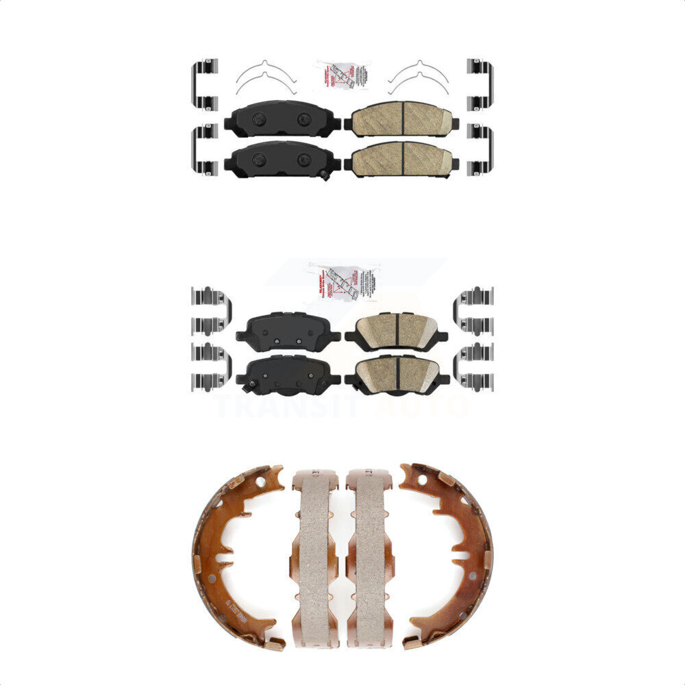 Transit Auto - KNN-101197 - Front and Rear Disc Brake Pad Kits