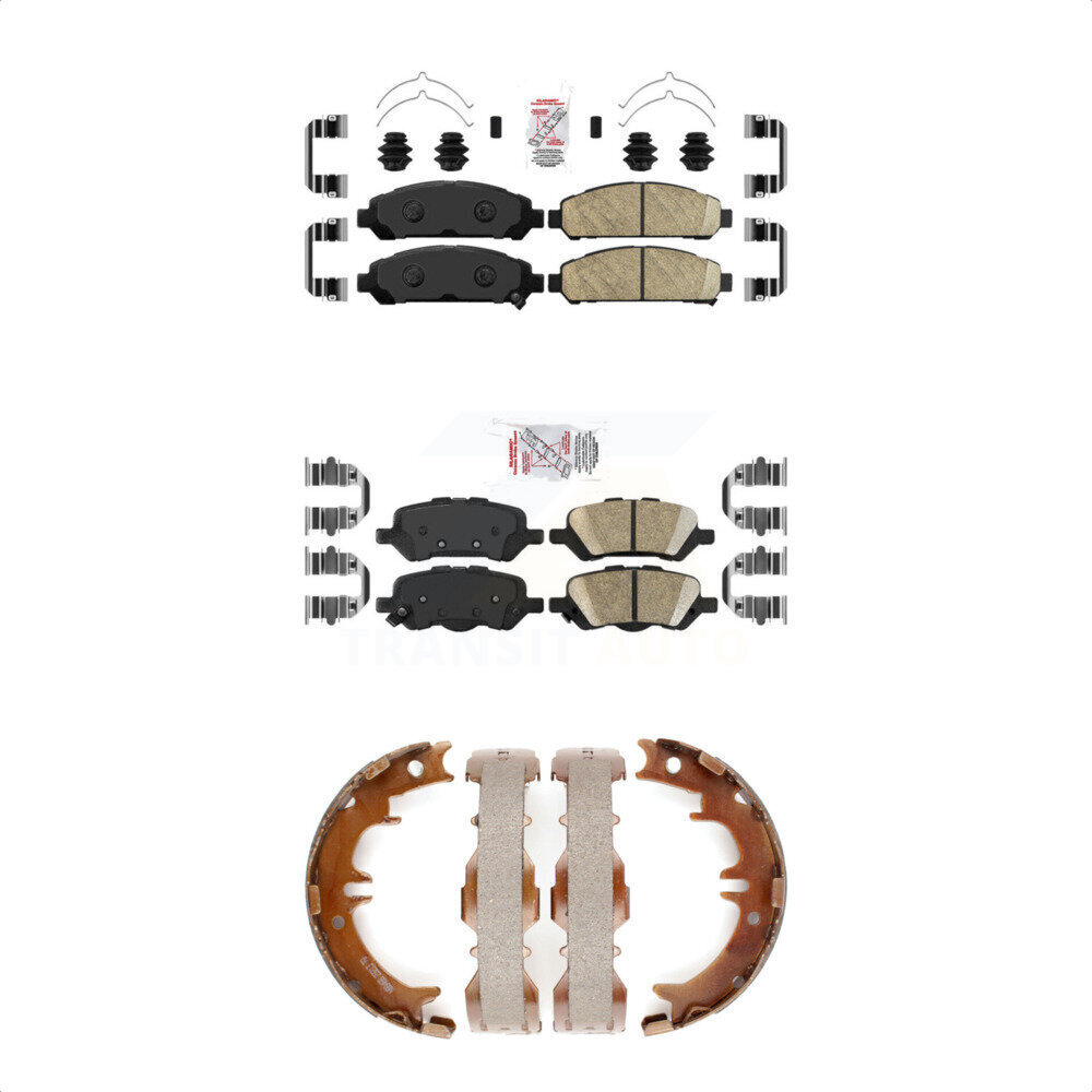 Transit Auto - KNN-101198 - Front and Rear Disc Brake Pad Kits