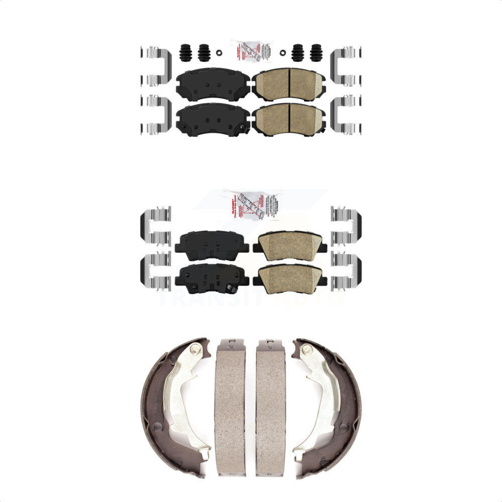 Transit Auto - KNN-101204 - Front and Rear Disc Brake Pad Kits