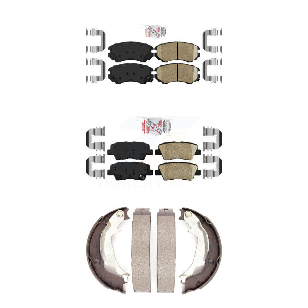 Transit Auto - KNN-101205 - Front and Rear Disc Brake Pad Kits