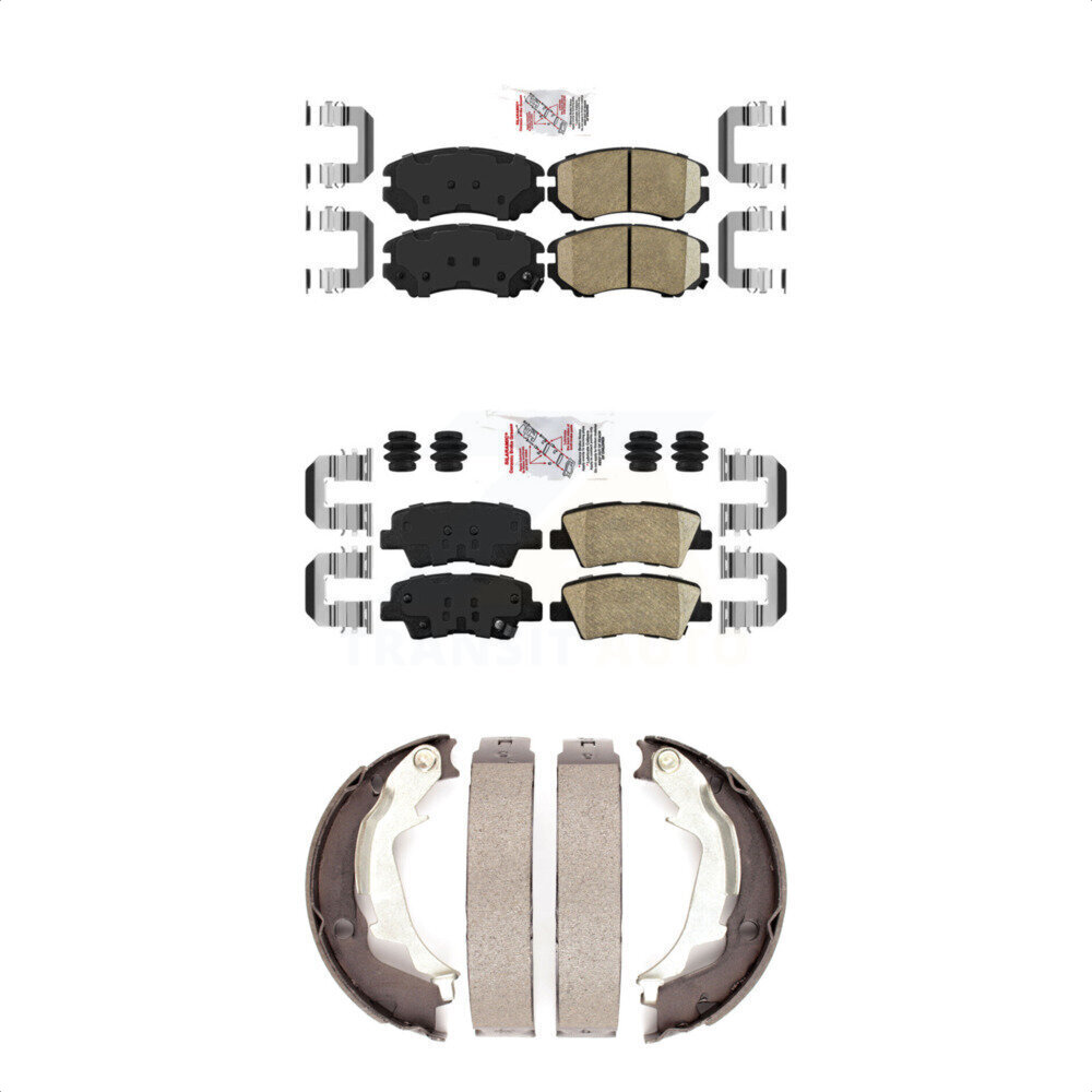 Transit Auto - KNN-101207 - Front and Rear Disc Brake Pad Kits