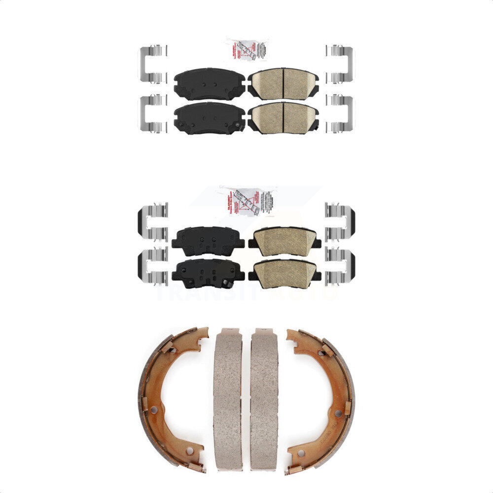 Transit Auto - KNN-101208 - Front and Rear Disc Brake Pad Kits