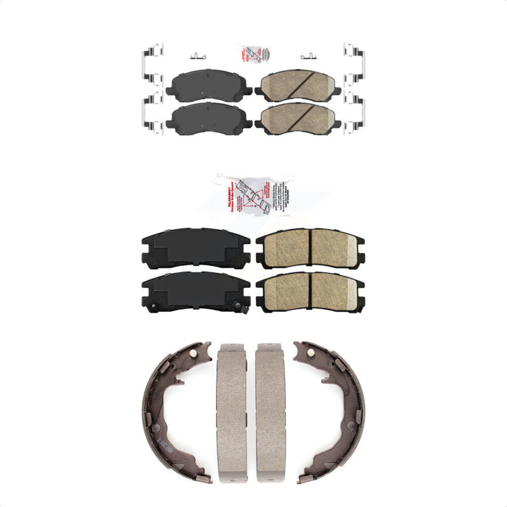Transit Auto - KNN-101214 - Front and Rear Disc Brake Pad Kits