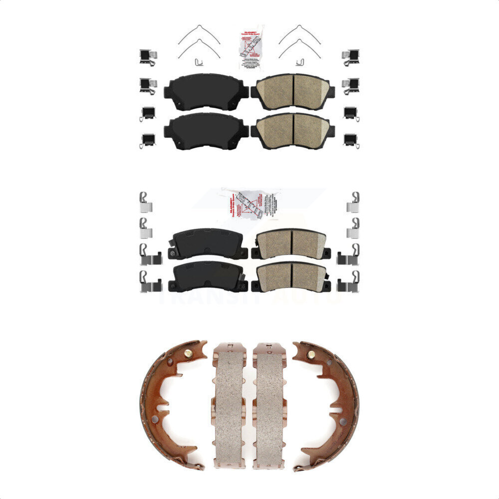 Transit Auto - KNN-101220 - Front and Rear Disc Brake Pad Kits