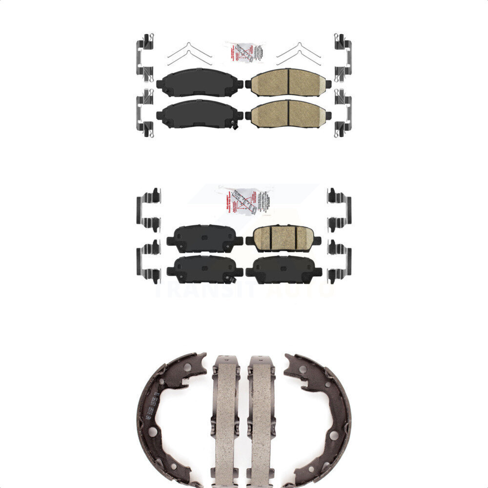 Transit Auto - KNN-101225 - Front and Rear Disc Brake Pad Kits