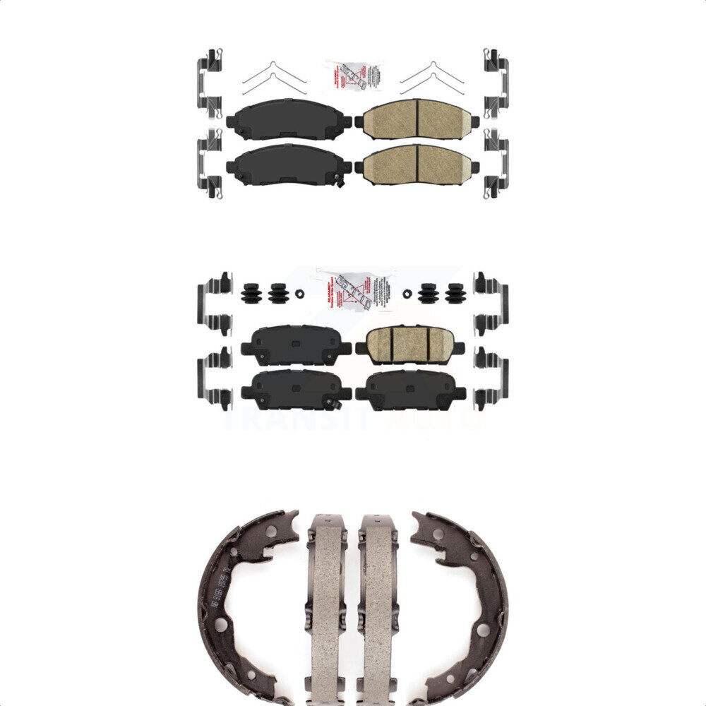 Transit Auto - KNN-101227 - Front and Rear Disc Brake Pad Kits