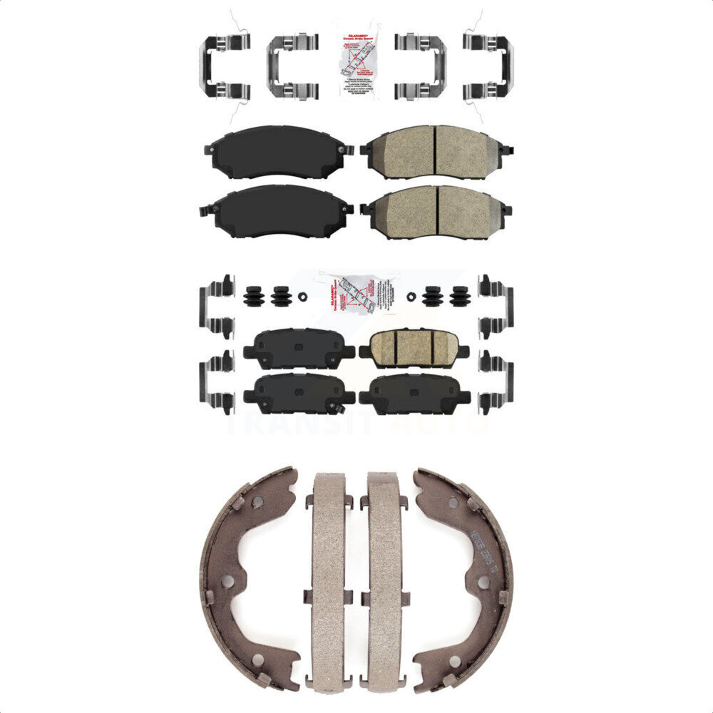 Transit Auto - KNN-101230 - Front and Rear Disc Brake Pad Kits