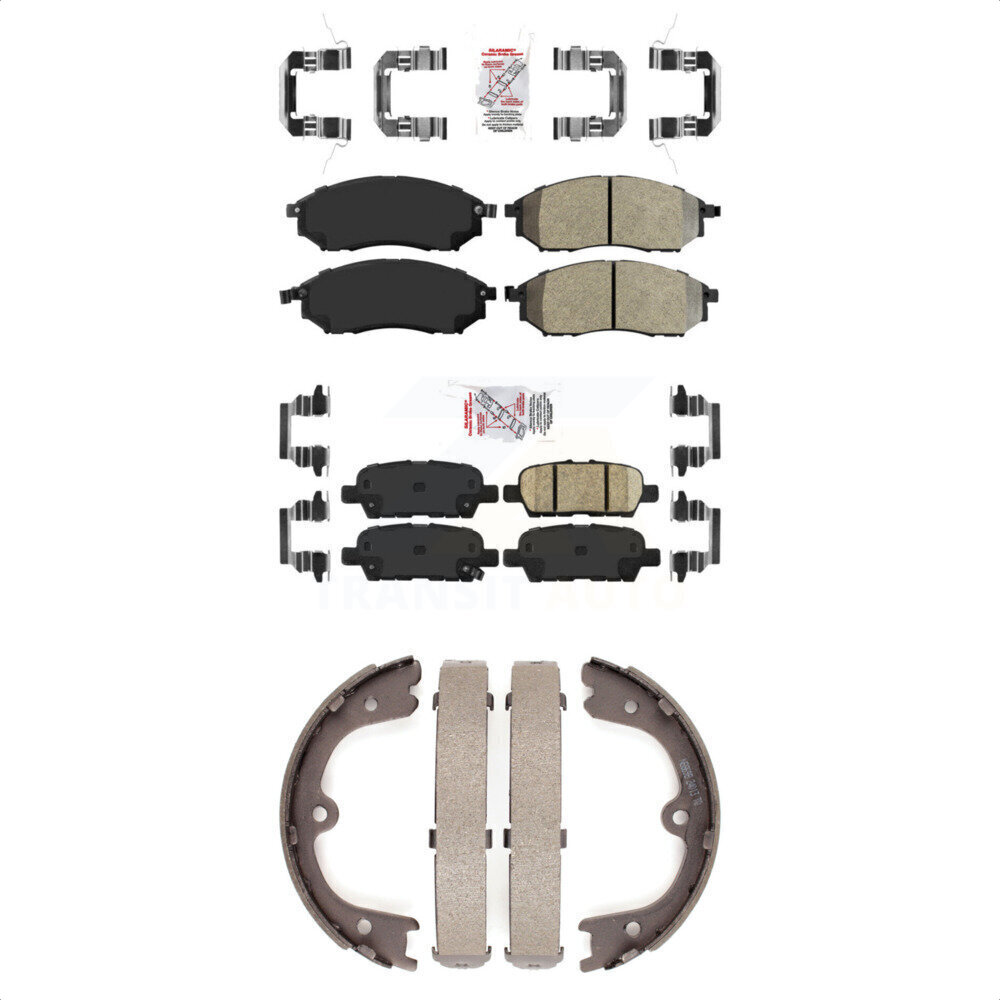 Transit Auto - KNN-101235 - Front and Rear Disc Brake Pad Kits