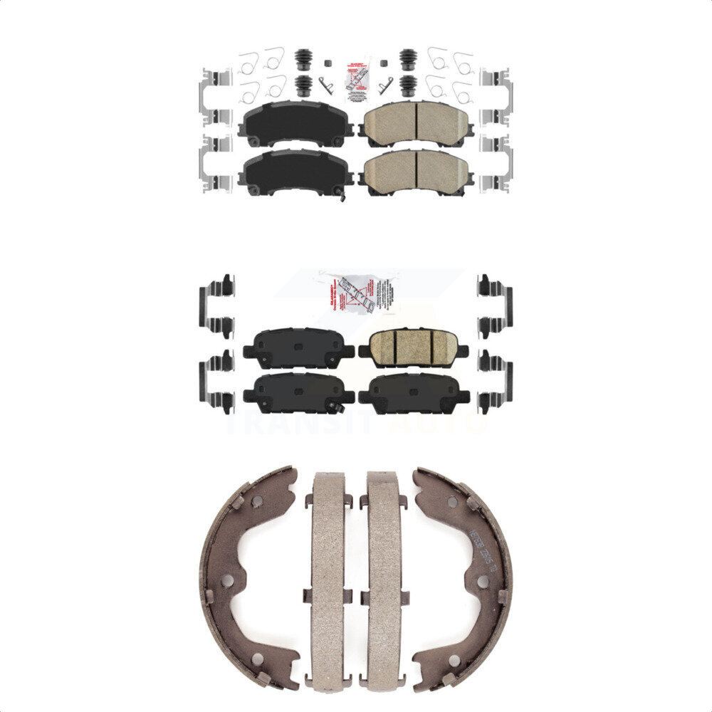Transit Auto - KNN-101237 - Front and Rear Disc Brake Pad Kits