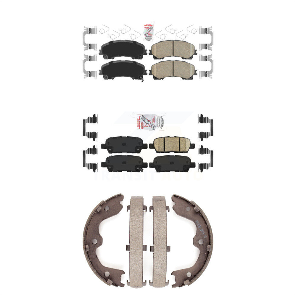 Transit Auto - KNN-101238 - Front and Rear Disc Brake Pad Kits