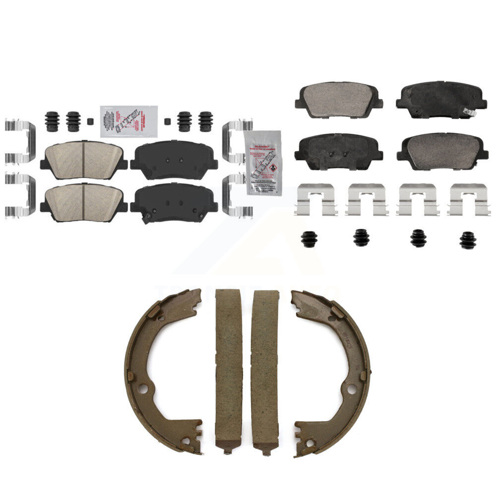 Transit Auto - KNN-101249 - Front and Rear Disc Brake Pad Kits
