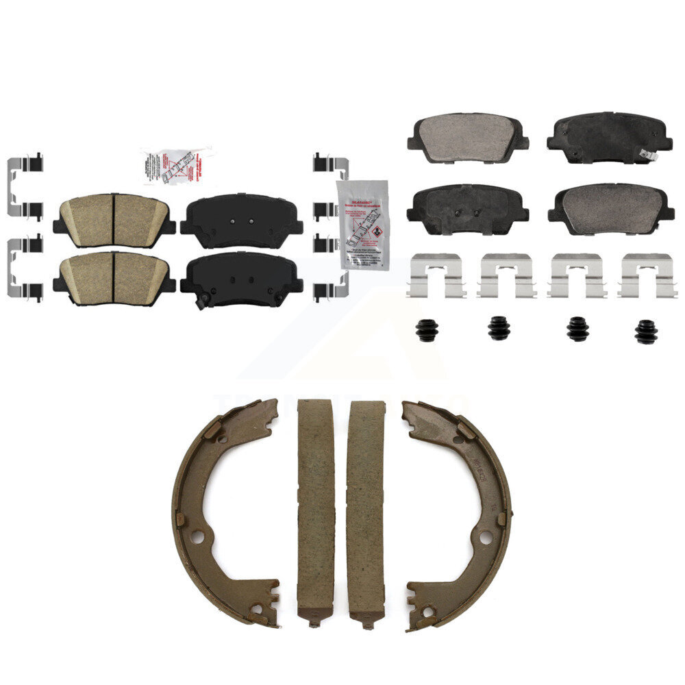 Transit Auto - KNN-101250 - Front and Rear Disc Brake Pad Kits