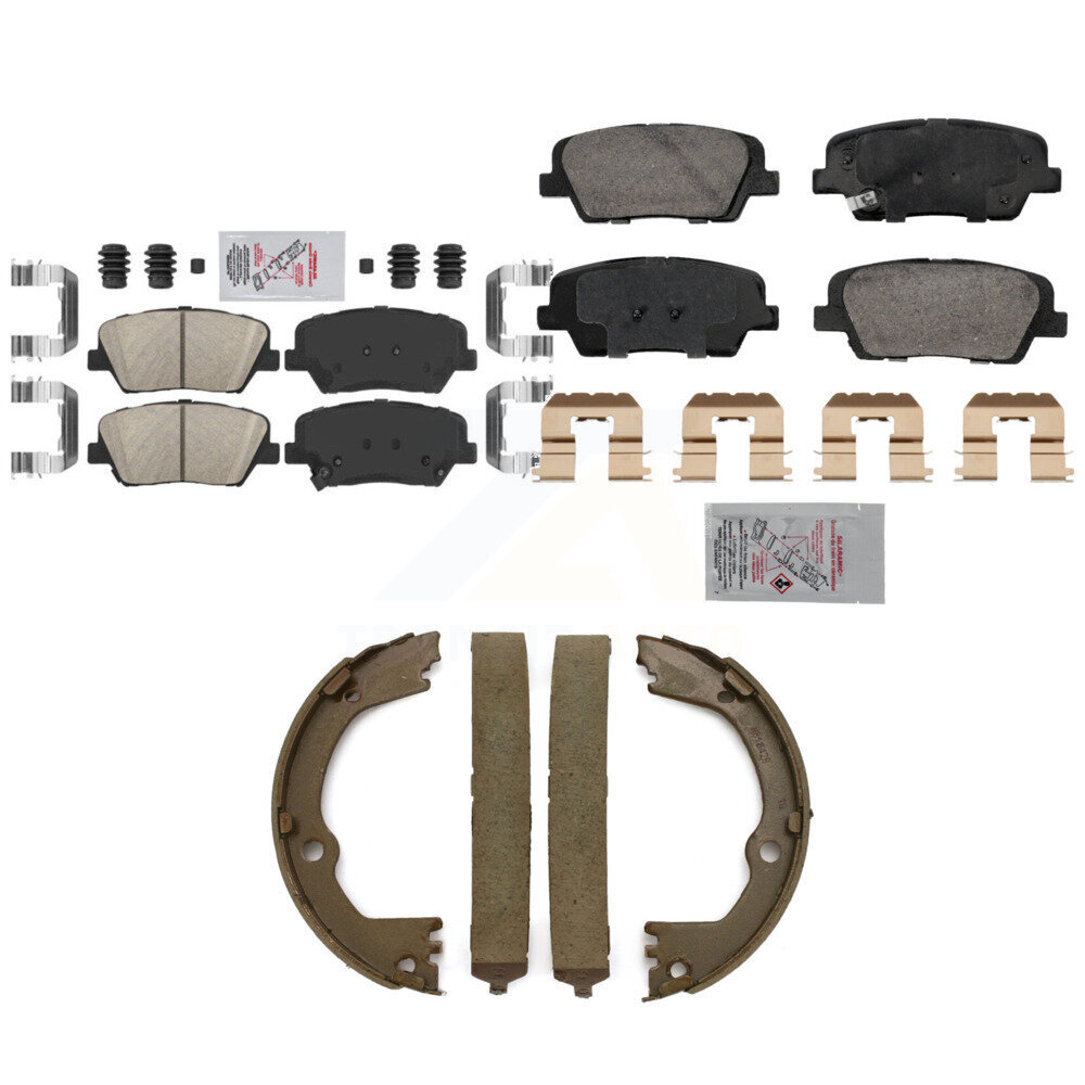 Transit Auto - KNN-101251 - Front and Rear Disc Brake Pad Kits
