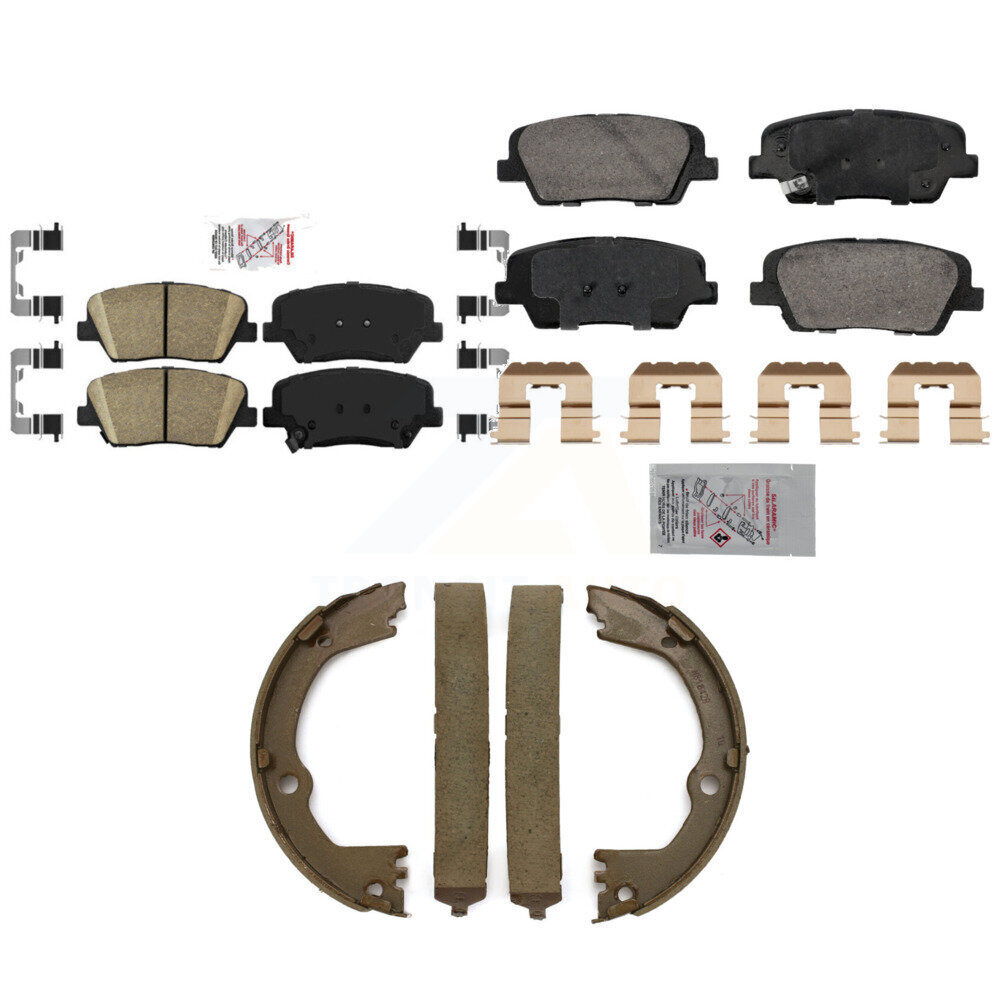 Transit Auto - KNN-101252 - Front and Rear Disc Brake Pad Kits