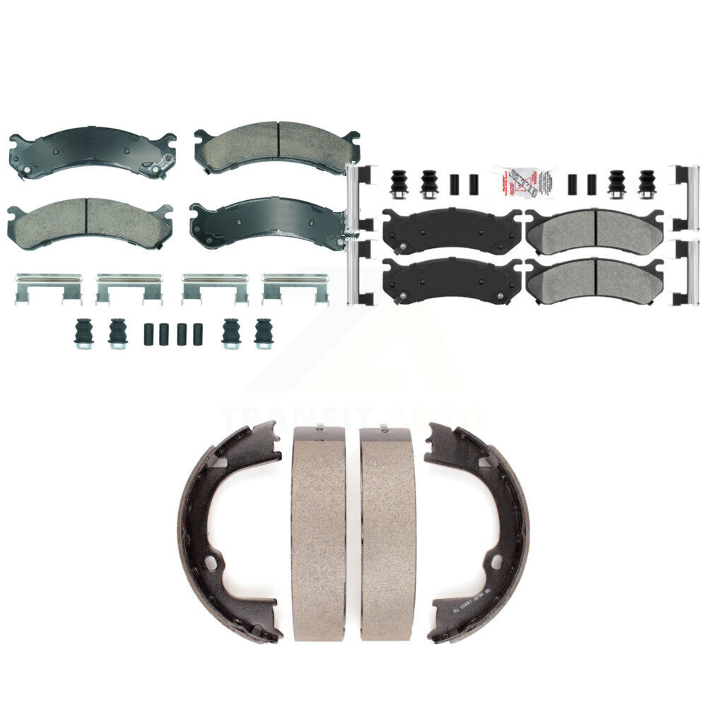 Transit Auto - KNN-101253 - Front and Rear Disc Brake Pad Kits