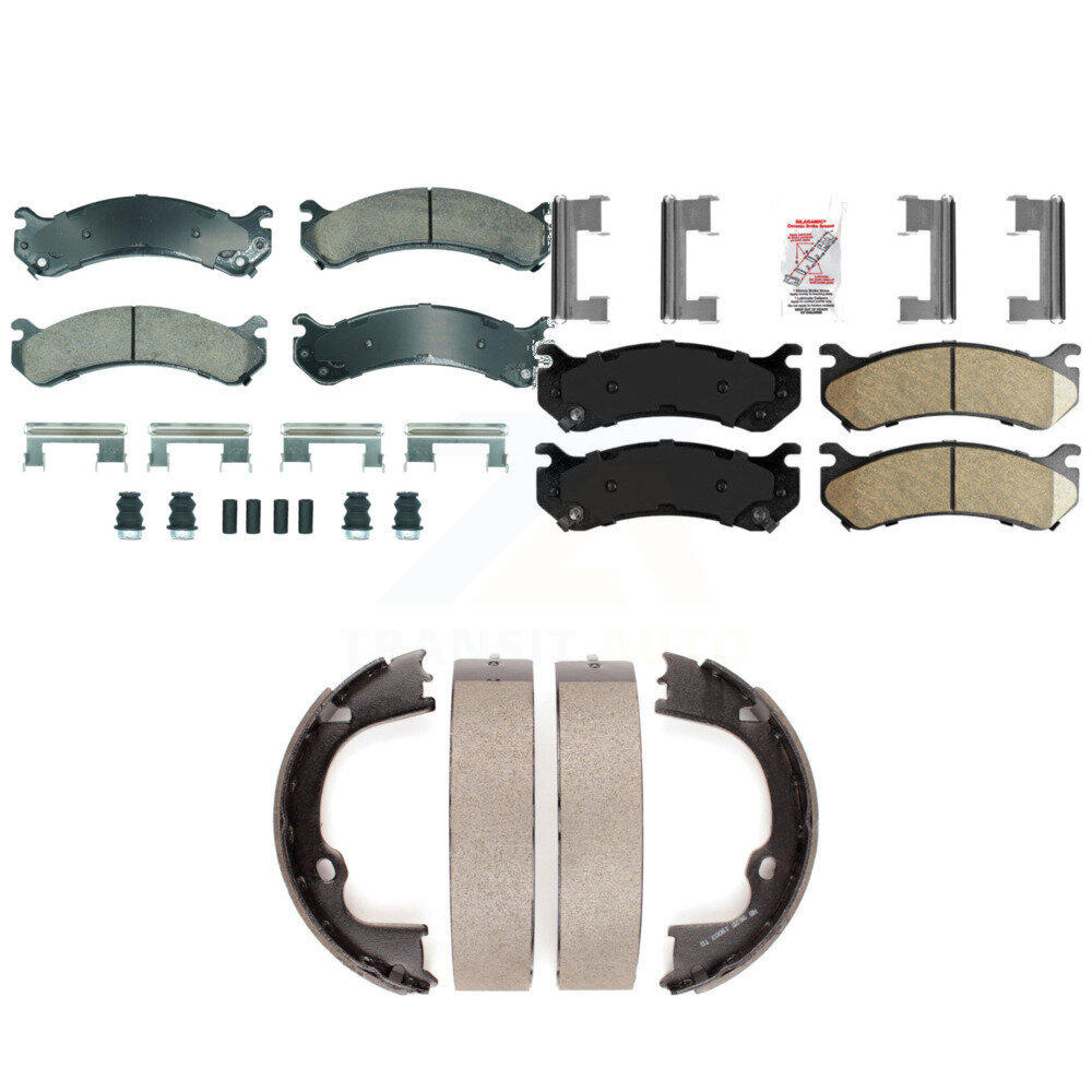 Transit Auto - KNN-101254 - Front and Rear Disc Brake Pad Kits