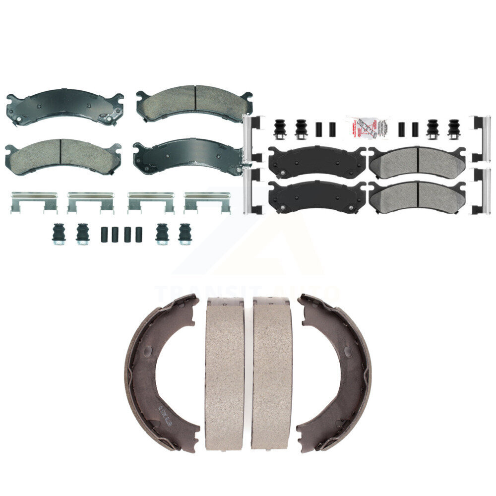Transit Auto - KNN-101255 - Front and Rear Disc Brake Pad Kits