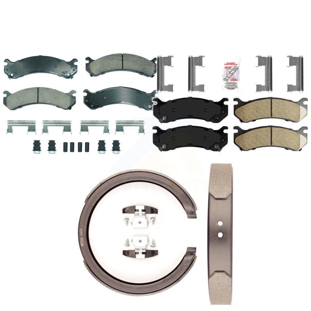 Transit Auto - KNN-101263 - Front and Rear Disc Brake Pad Kits