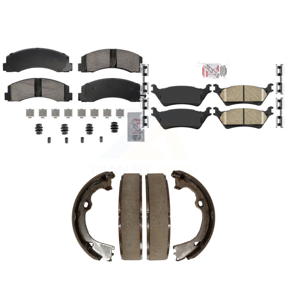 Transit Auto Front Rear Ceramic Disc Brake Pads Kit KNN-101275