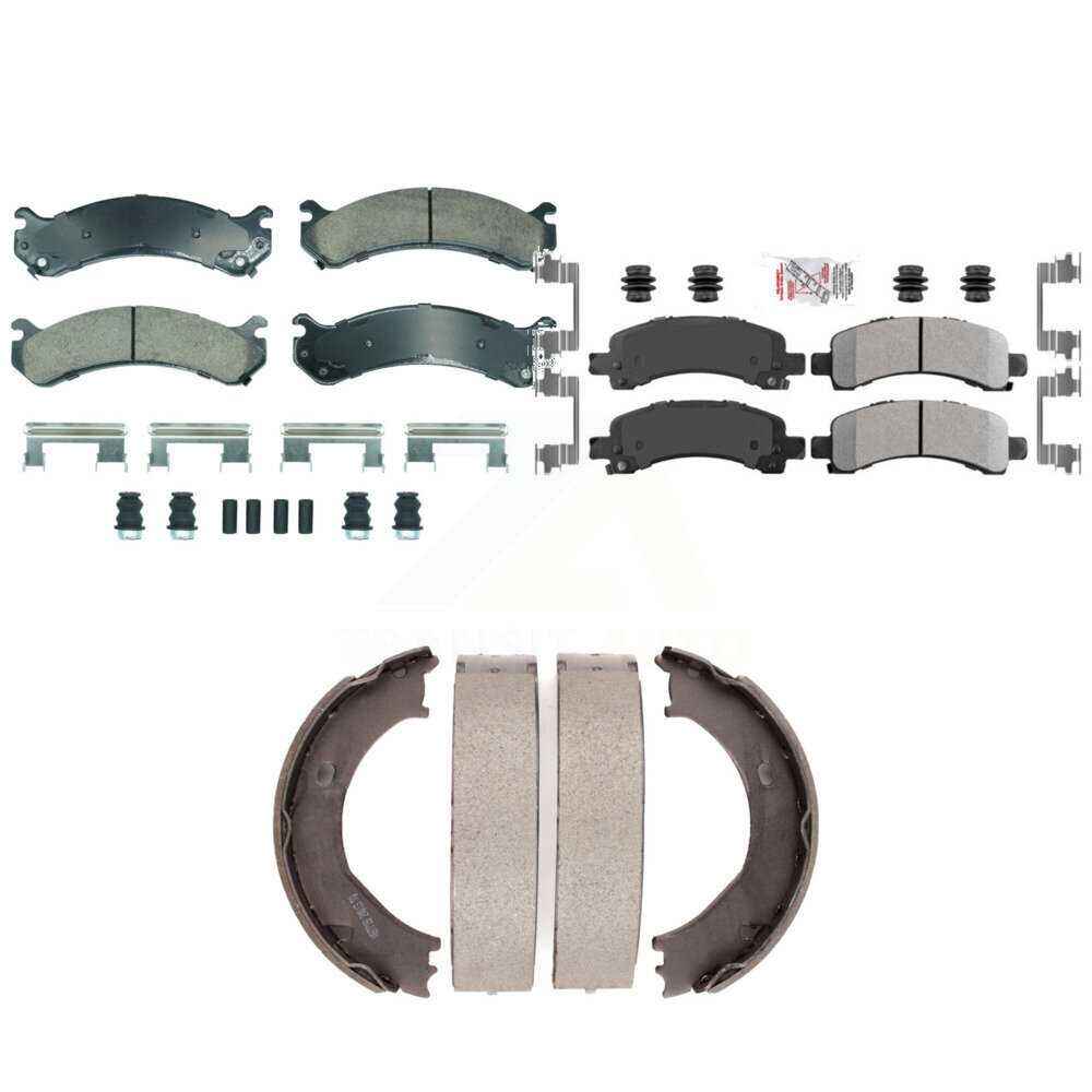 Transit Auto - KNN-101283 - Front and Rear Disc Brake Pad Kits