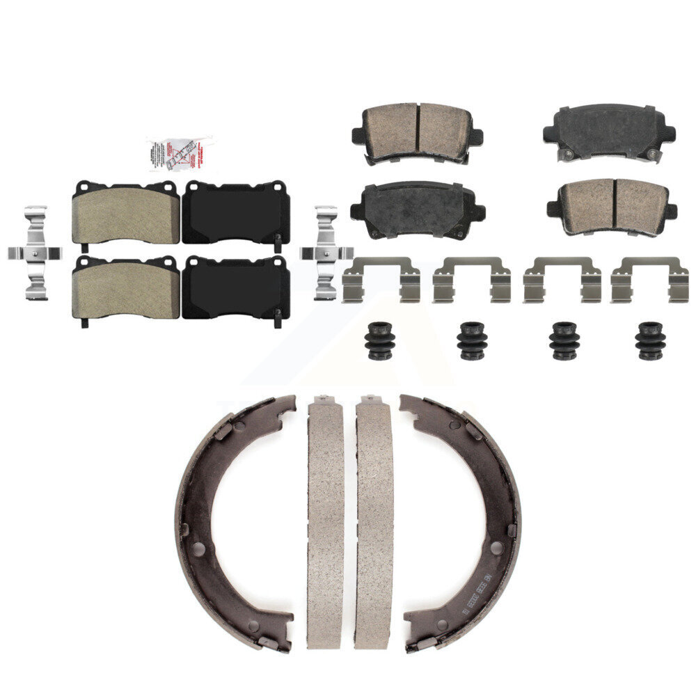 Transit Auto - KNN-101292 - Front and Rear Disc Brake Pad Kits