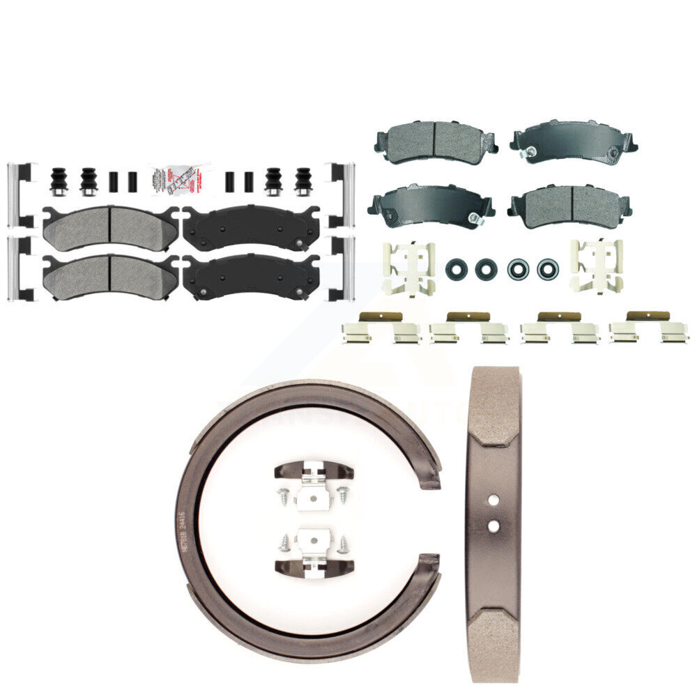 Transit Auto - KNN-101296 - Front and Rear Disc Brake Pad Kits