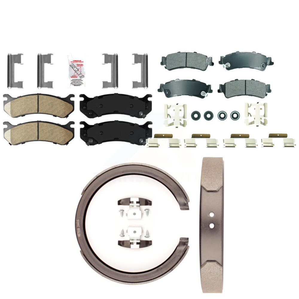 Transit Auto - KNN-101297 - Front and Rear Disc Brake Pad Kits