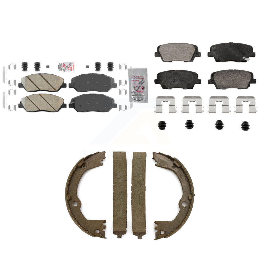 Transit Auto - KNN-101313 - Front and Rear Disc Brake Pad Kits