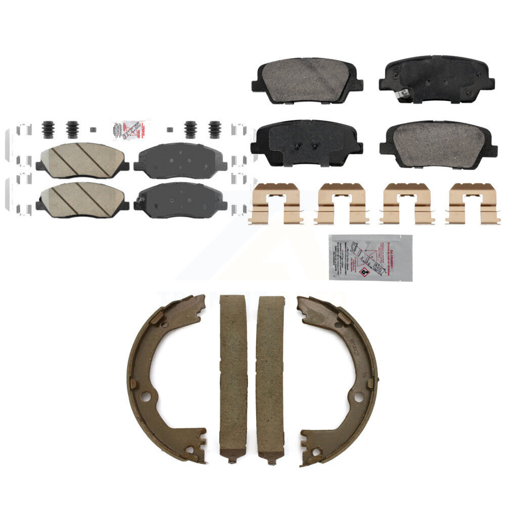 Transit Auto - KNN-101315 - Front and Rear Disc Brake Pad Kits