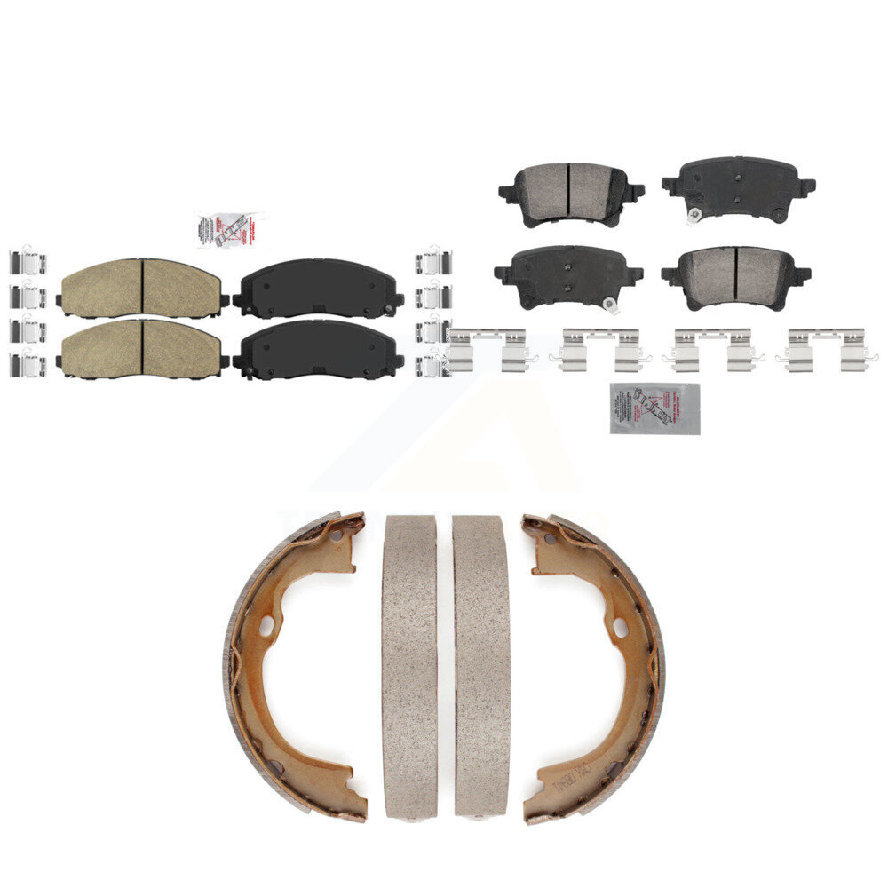 Transit Auto Front Rear Ceramic Disc Brake Pads Kit KNN-101319