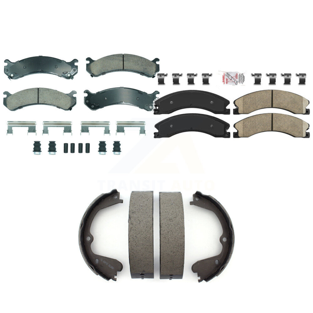 Transit Auto - KNN-101323 - Front and Rear Disc Brake Pad Kits