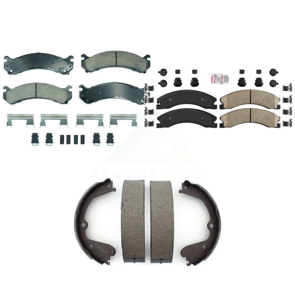 Transit Auto - KNN-101325 - Front and Rear Disc Brake Pad Kits