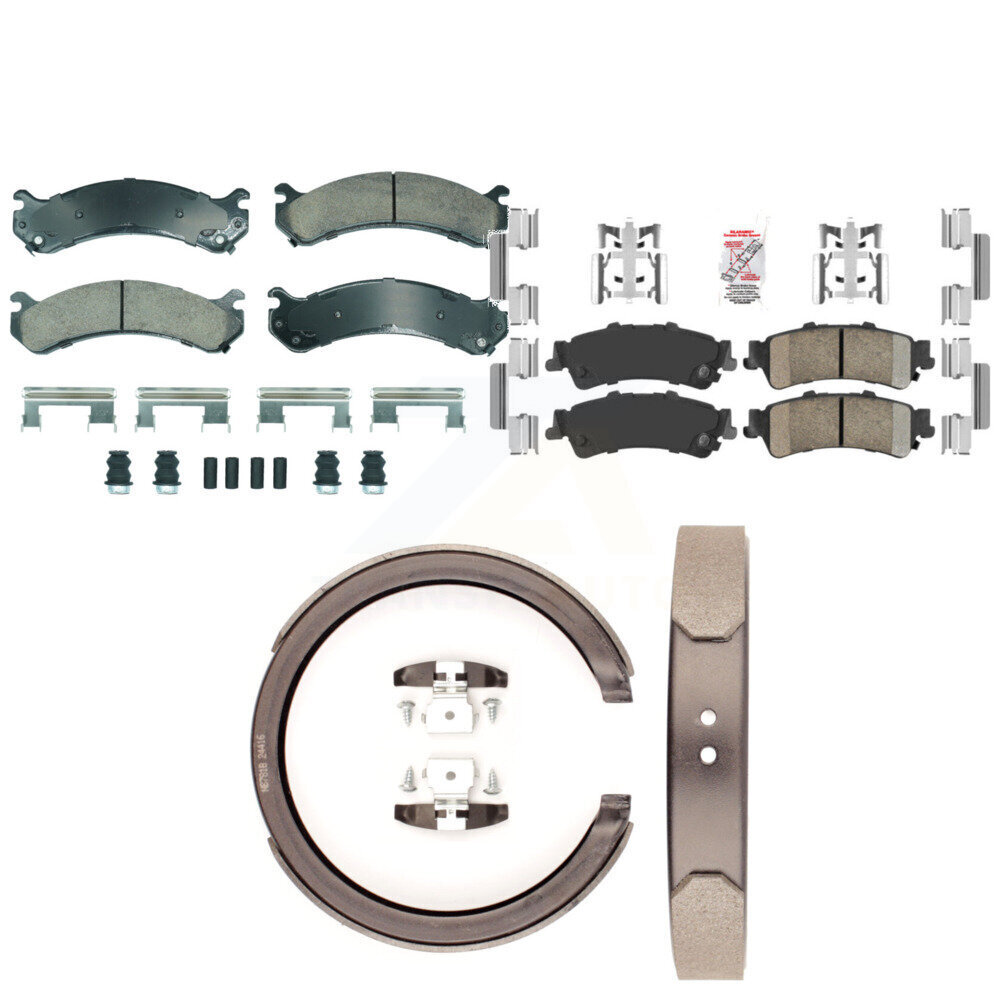 Transit Auto - KNN-101328 - Front and Rear Disc Brake Pad Kits