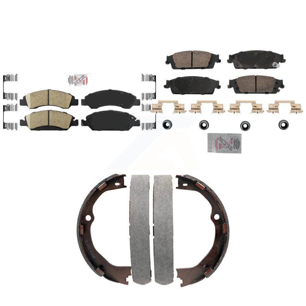 Transit Auto - KNN-101334 - Front and Rear Disc Brake Pad Kits