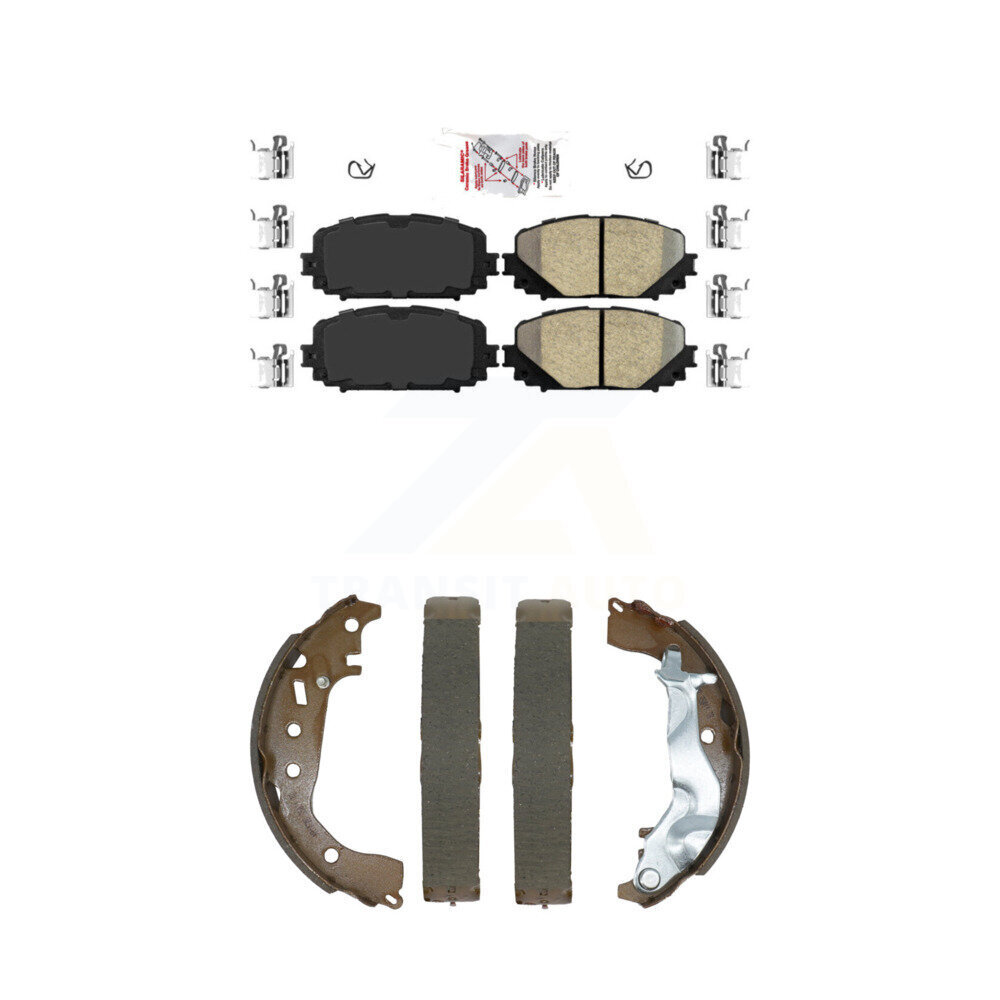 Transit Auto - KNN-101353 - Front and Rear Disc Brake Pad Kits
