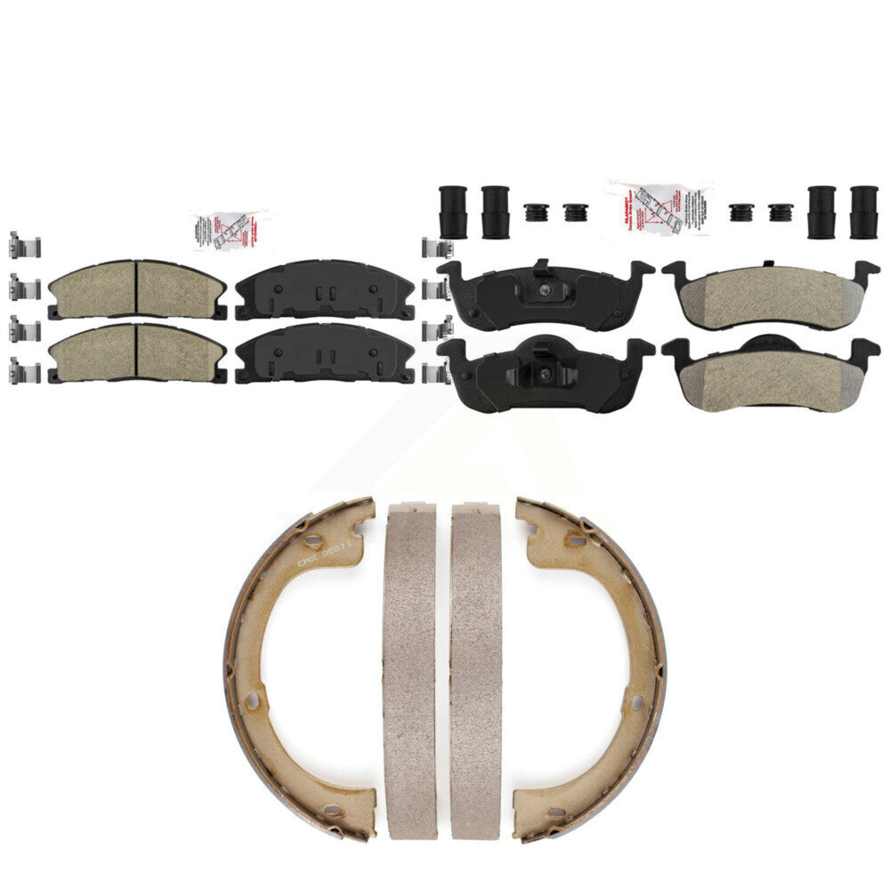Transit Auto - KNN-101365 - Front and Rear Disc Brake Pad Kits