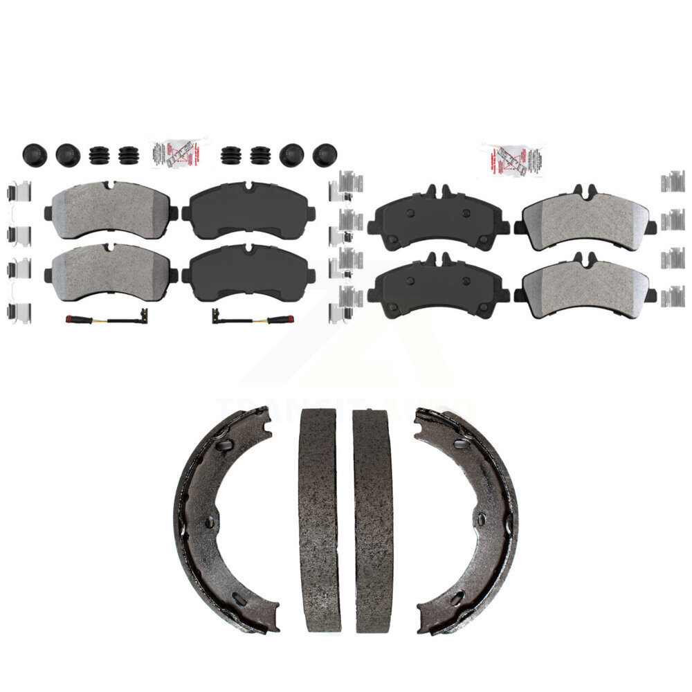 Transit Auto - KNN-101378 - Front and Rear Disc Brake Pad Kits