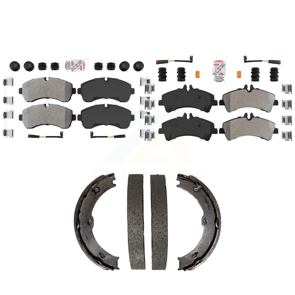 Transit Auto - KNN-101379 - Front and Rear Disc Brake Pad Kits
