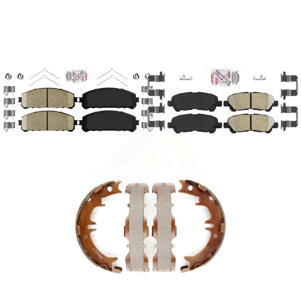 Transit Auto - KNN-101411 - Front and Rear Disc Brake Pad Kits