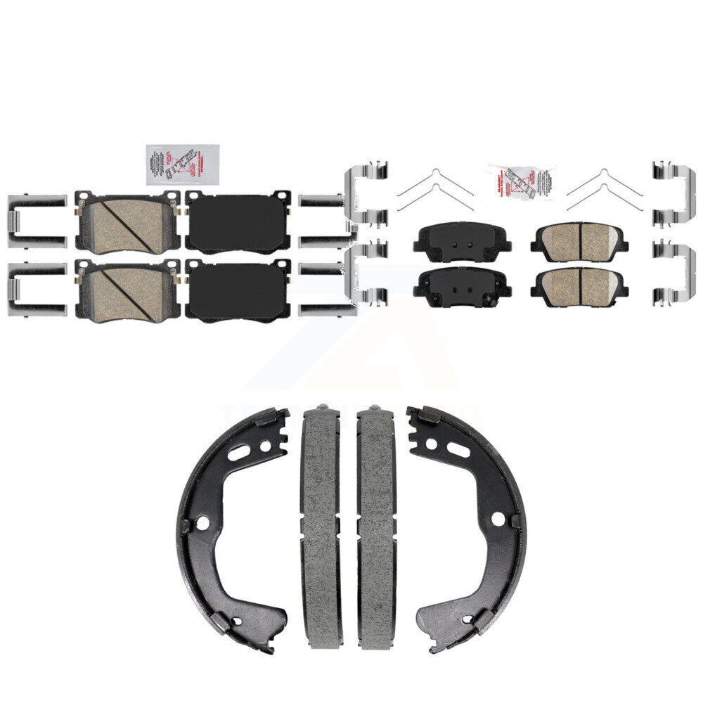 Transit Auto - KNN-101429 - Front and Rear Disc Brake Pad Kits