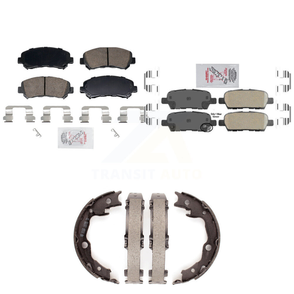Transit Auto - KNN-101440 - Front and Rear Disc Brake Pad Kits